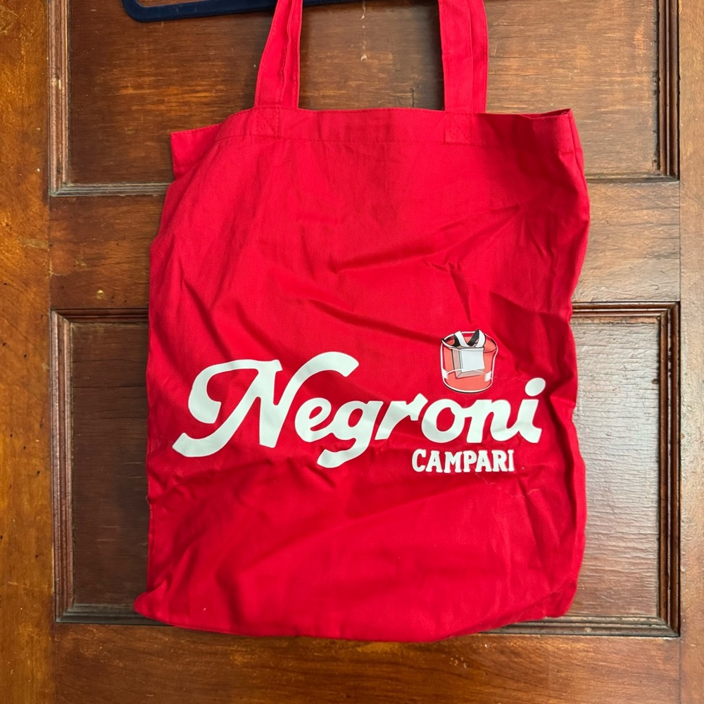 Red Negroni Campari Tote Bag